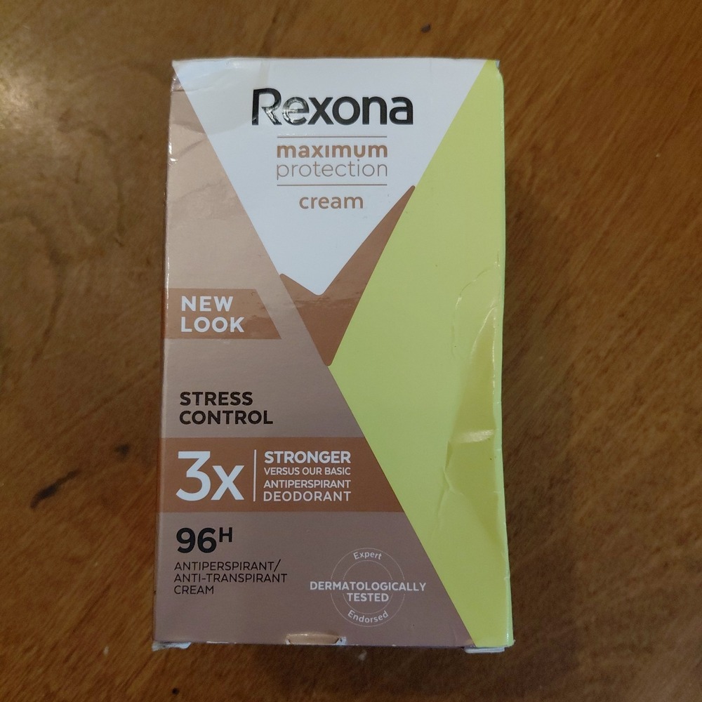 New Sealed Rexona Deodorant Cream Maximum Protection 96 Hour Stress Control